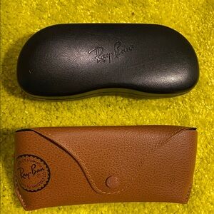 2 Ray-Ban Glasses Cases Unisex - Cases Only